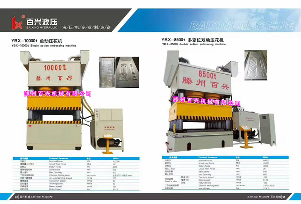 百興鋼木門壓花機目錄